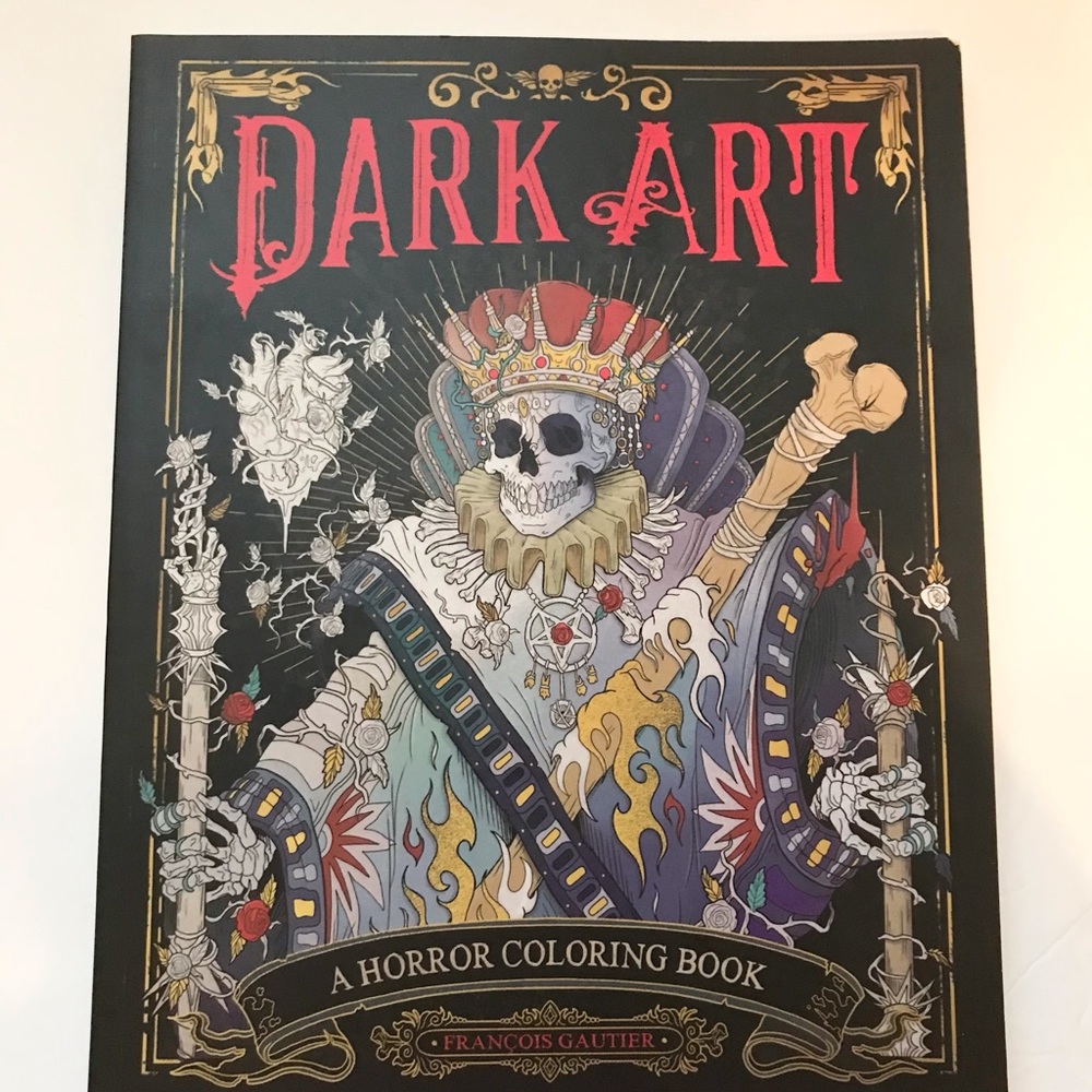 Dark Art Horror Coloring Book new